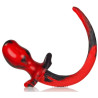 Oxballs Plug Queue de chien Mastiff 12 x 7 cm Rouge